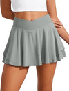 CRZ Yoga Feathery Fit Soft Layered Tennis Skirt 15"